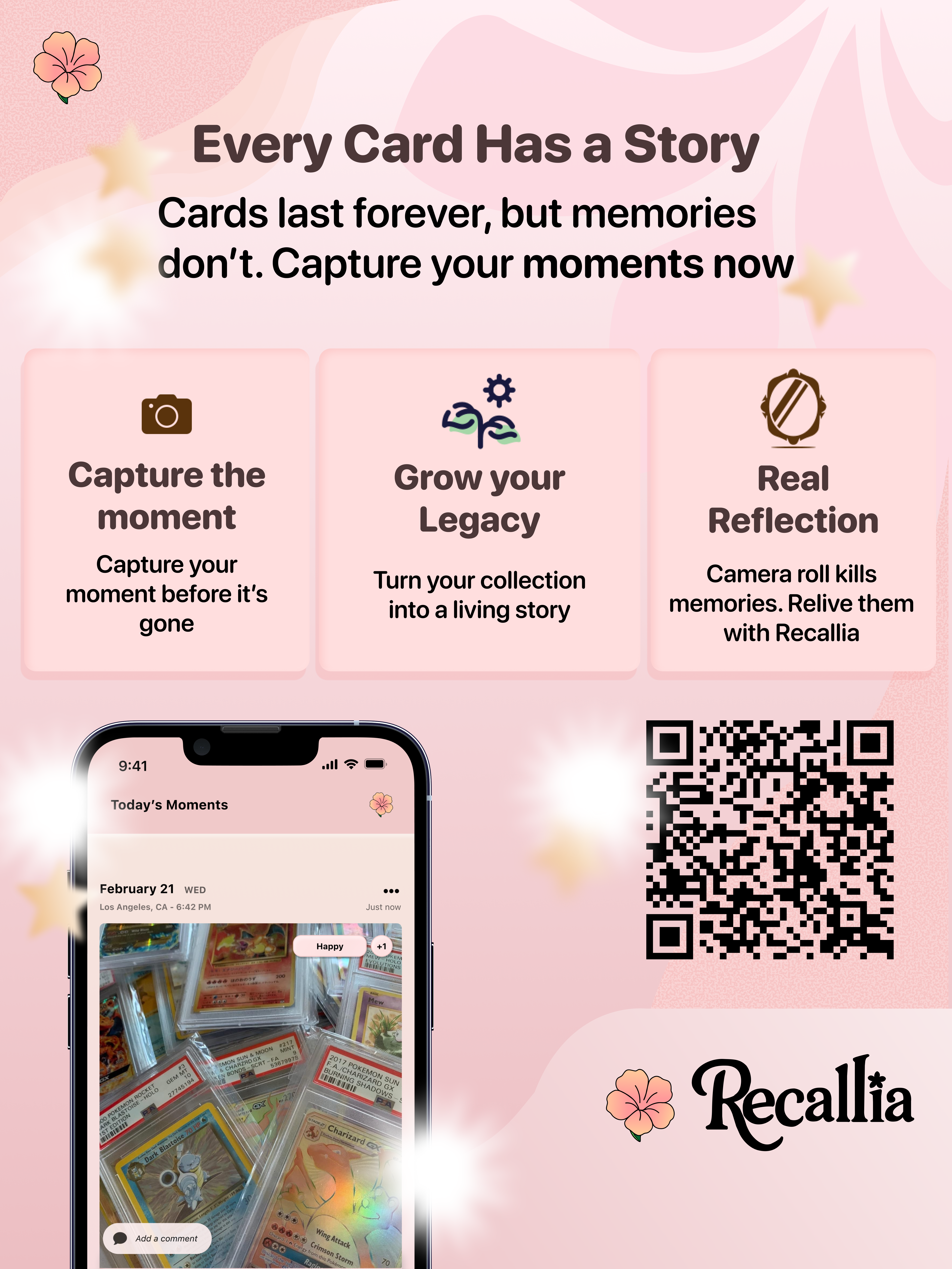Every Card Has a Story — Spotlight Card Show campaign poster