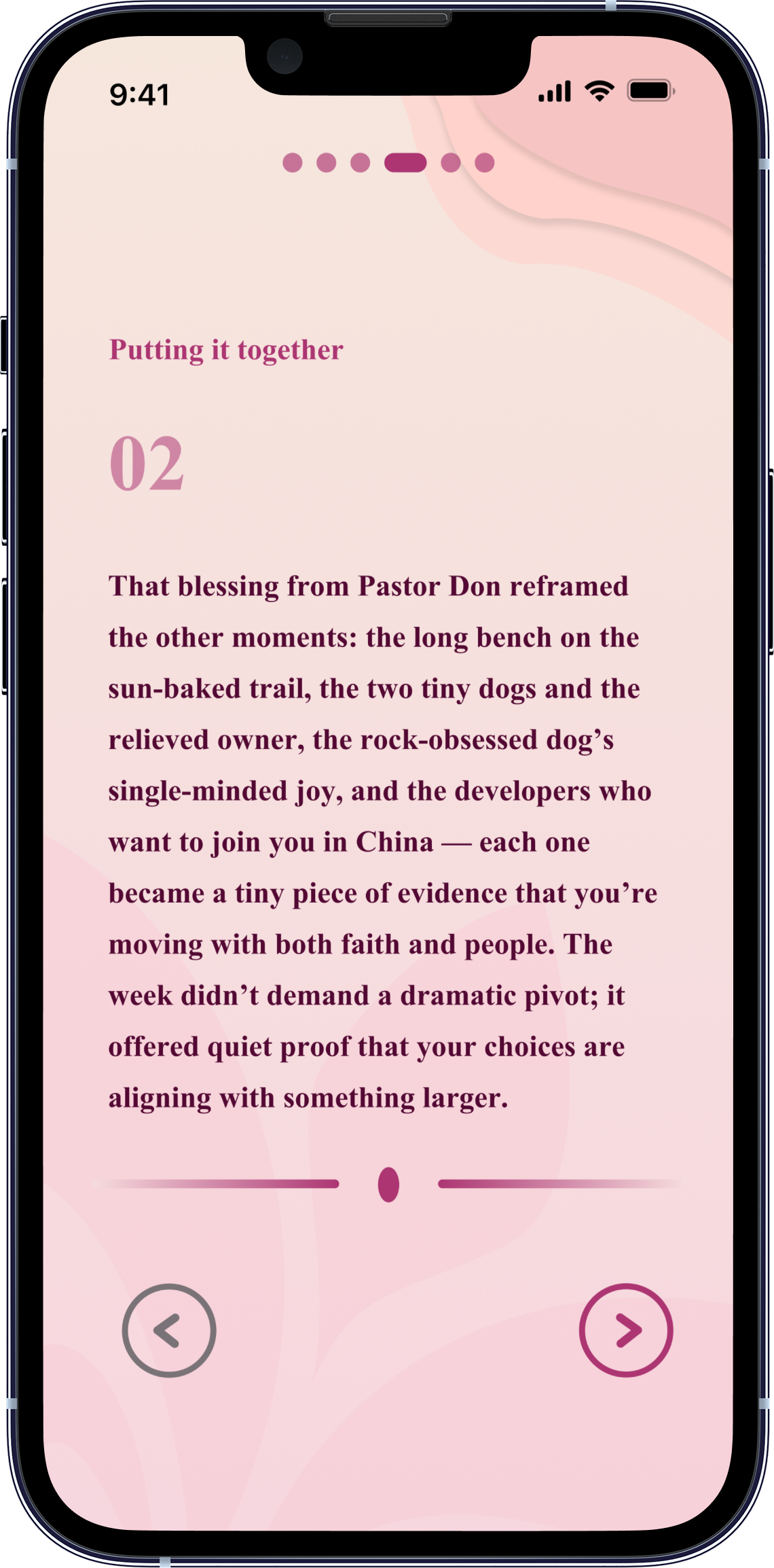 Sunday Letter — Putting It Together