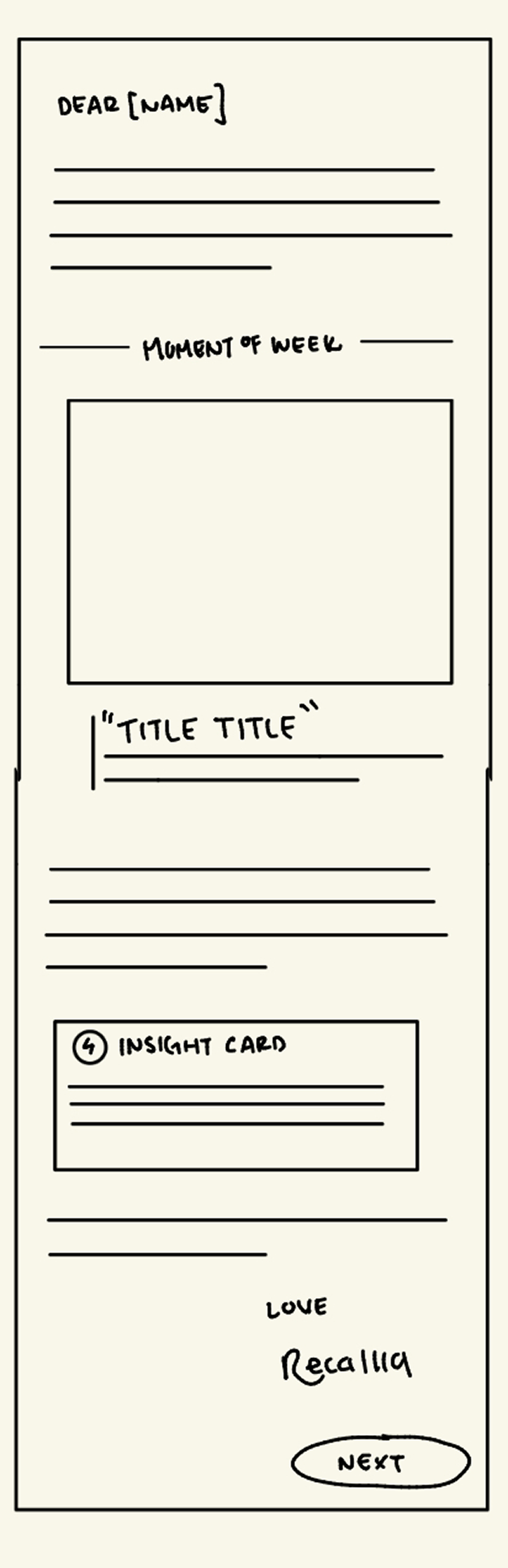 V1 — single page, one continuous scroll