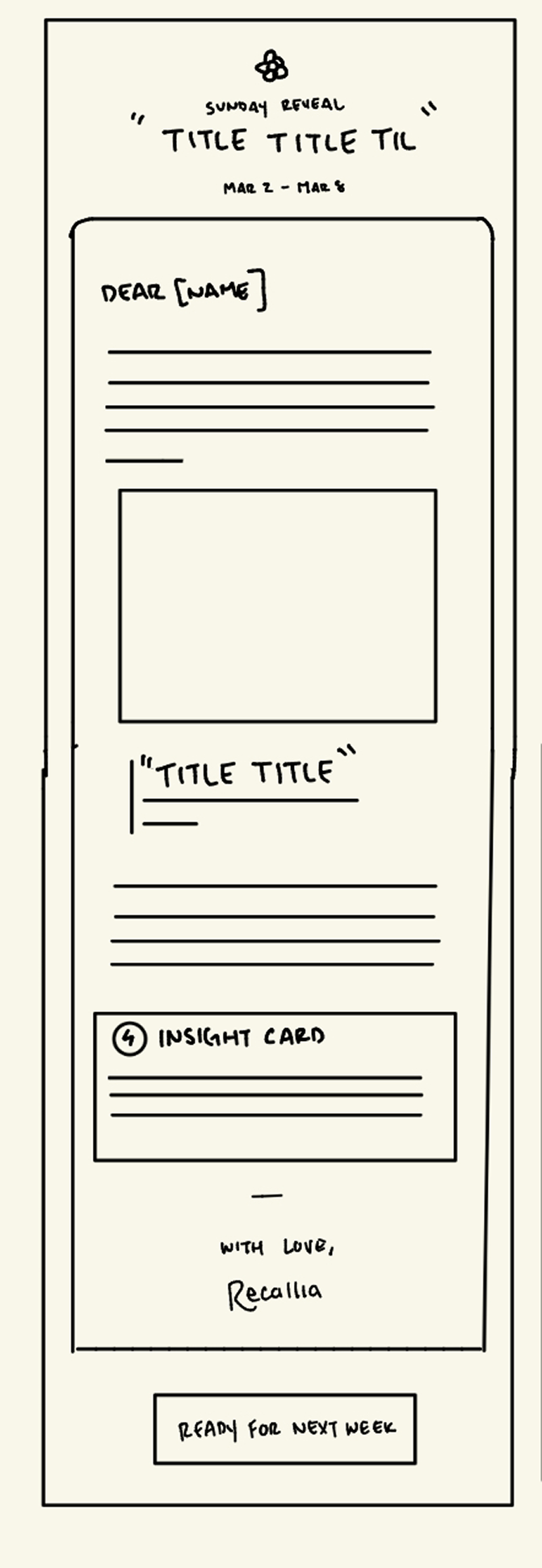 V2 — single page, refined inside a phone frame