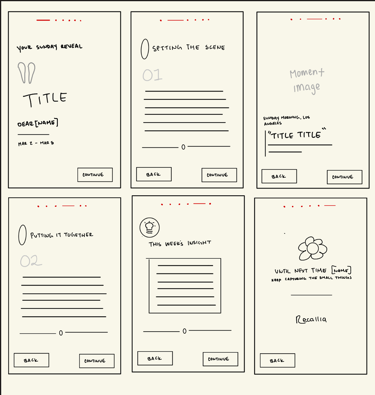 V3 — letter system, final paginated direction, won